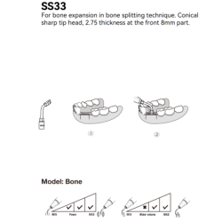 Insert SS33 Piezo - DTE Woodpecker