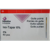 Pointes de Gutta (60 pièces) - ISO Taper 6% - Go!